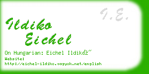 ildiko eichel business card